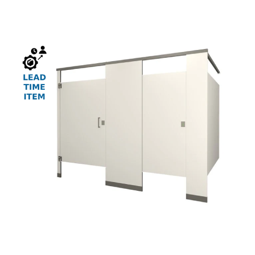 Hadrian Phenolic Bathroom Partitions - Headrail Braced